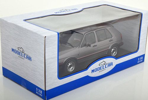 MCG VW Golf II GTI, metallic-dunkelgrau, 1984 Modellauto 1:18 in Driedorf