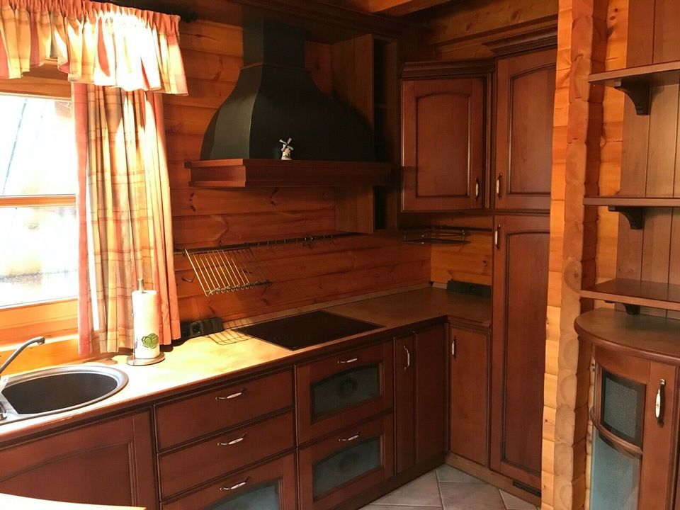 exklusives Ferienhaus im Wald, 120qm, Sauna, Kamin, viel Ruhe in Bad Schmiedeberg