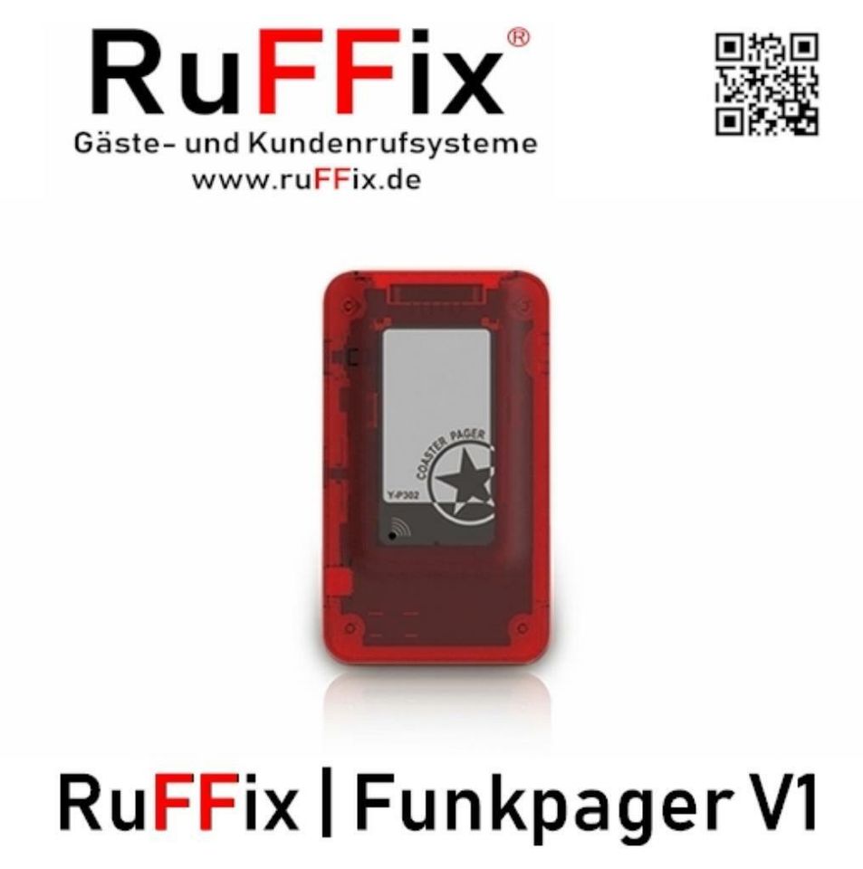 RuFFix ® das Original | Gästeruf System V1 | 24x Funkpager in Köln