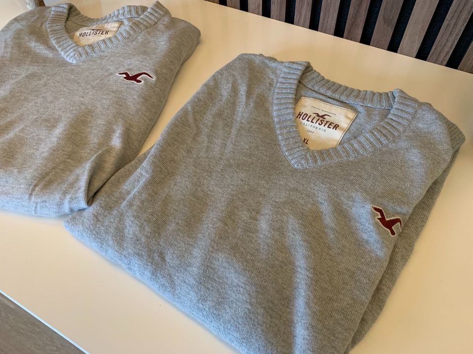 Hollister Pullover Pulli grau in Geesthacht