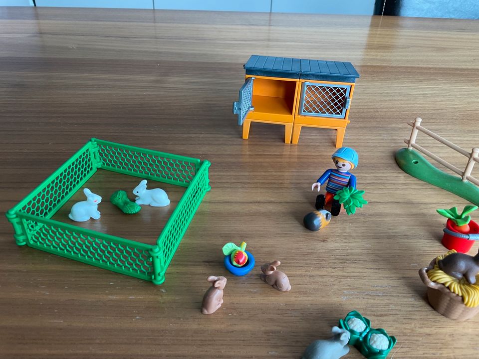 Playmobil Tiere Kaninchengehege mit Freilauf, 5123 in Rehling