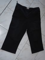 schwarze 3/4 Hose Gr. 48 Damenhose Bayern - Erlabrunn Vorschau