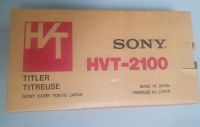 Vintage Sony HVT - 2100 Videokamera Titelfenster NEU-Zustand Saarland - Blieskastel Vorschau