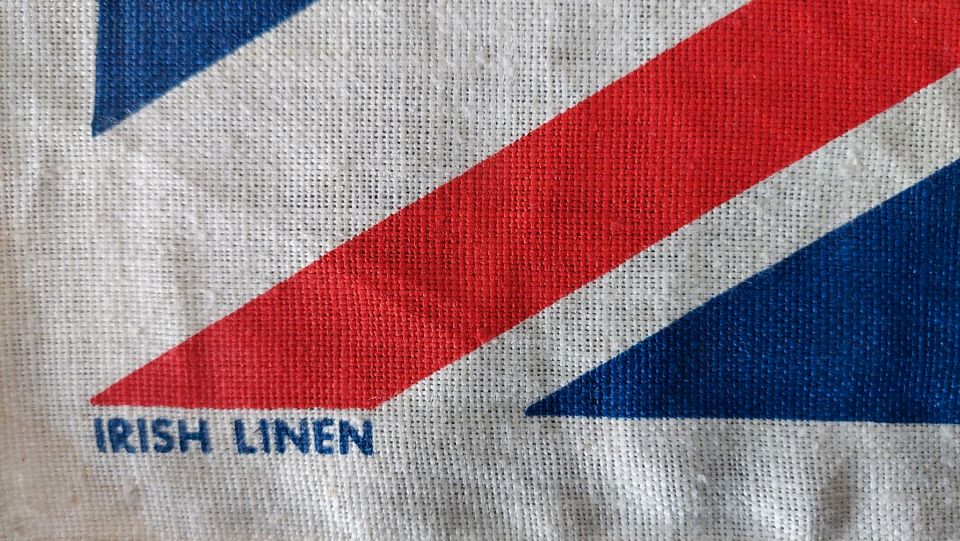 UNION JACK lRlSH LINEN FLAGGE - Decke in Kerpen