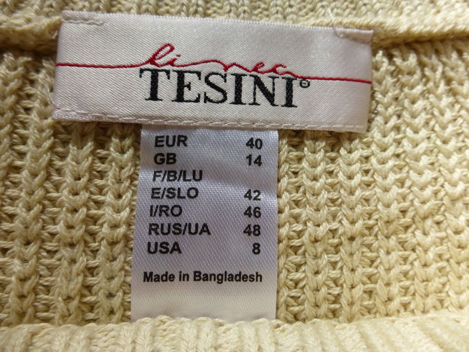 TESINI by Heine Rundhalspullover »Pullover« Gr 40 in Radebeul