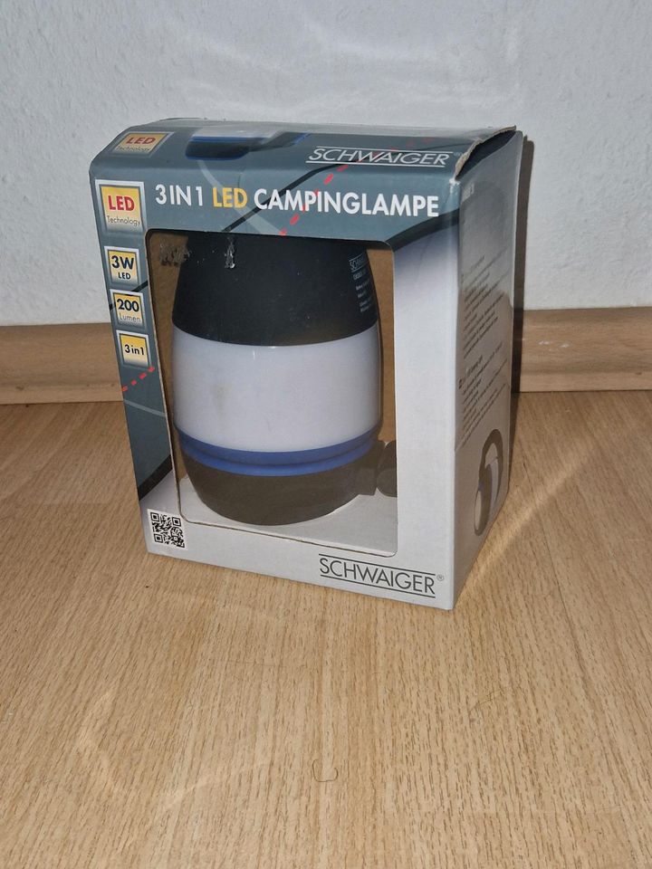 SCHWAIGER LED Campinglampe 3 in 1 - Caled 31  - Camping etc - in Detmold