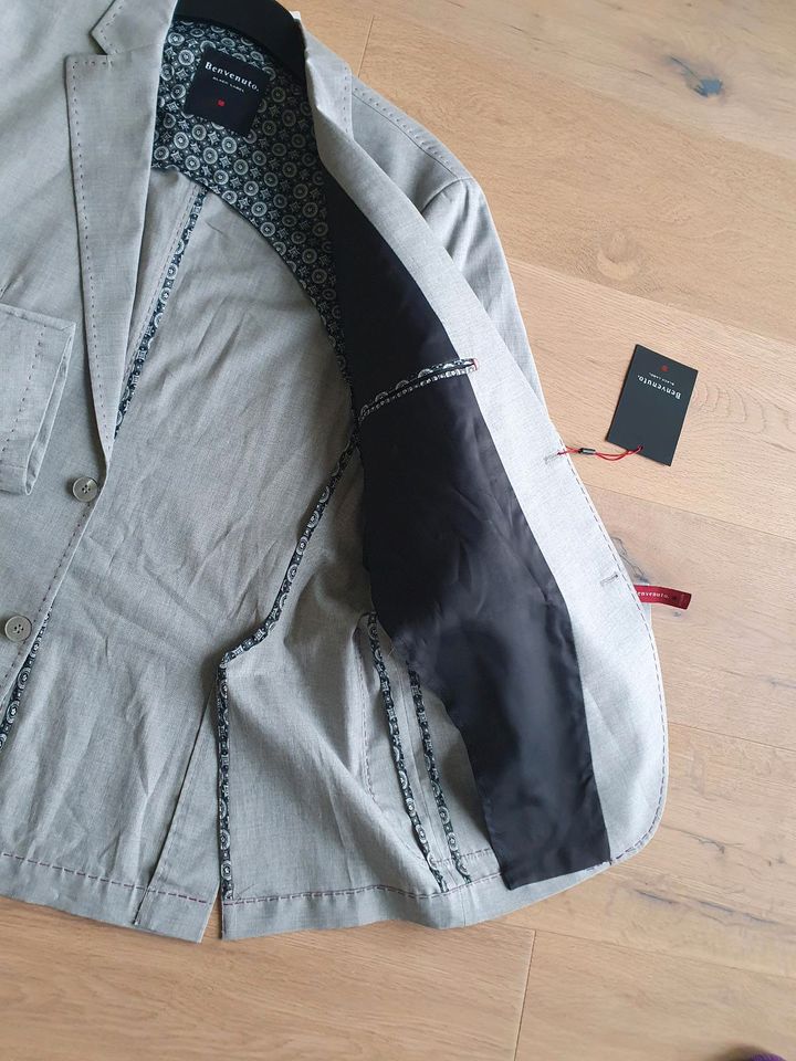 Designer Jacket NEU Benvenuto Anzug Jacke Gr. 50 in Poing