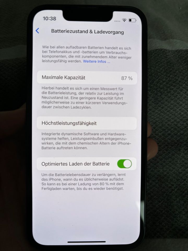 iPhone 13 mini 128 GB grün in Tambach-Dietharz