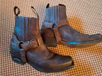 Sendra Stiefel Braun Leder Unisex Gr.40 Biker Stretch Schleswig-Holstein - Neumünster Vorschau
