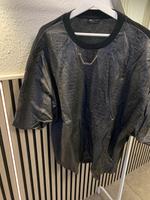 Asos Oversized Herren T-Shirt Schwarz PU Optik L Niedersachsen - Braunschweig Vorschau