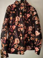 Roxy Skijacke Größe XL / 42 mit Blumen schwarz / orange Baden-Württemberg - Hessigheim Vorschau