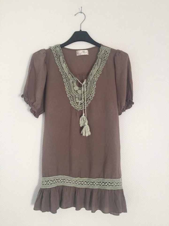 36 34 Kleid boho vintage Stickerei Hippie Retro Blogger Sommer be in Leverkusen