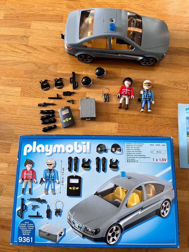 Playmobil 9361 SEK Zivilfahrzeug - komplett mit OVP+ Anleitung in Dresden