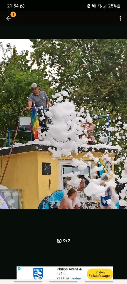 SCHAUMKANONE ZU VERMIETEN in Zabenstedt