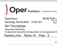 Oper Frankfurt: Zemlinsky, Der Traumgörge Hessen - Darmstadt Vorschau