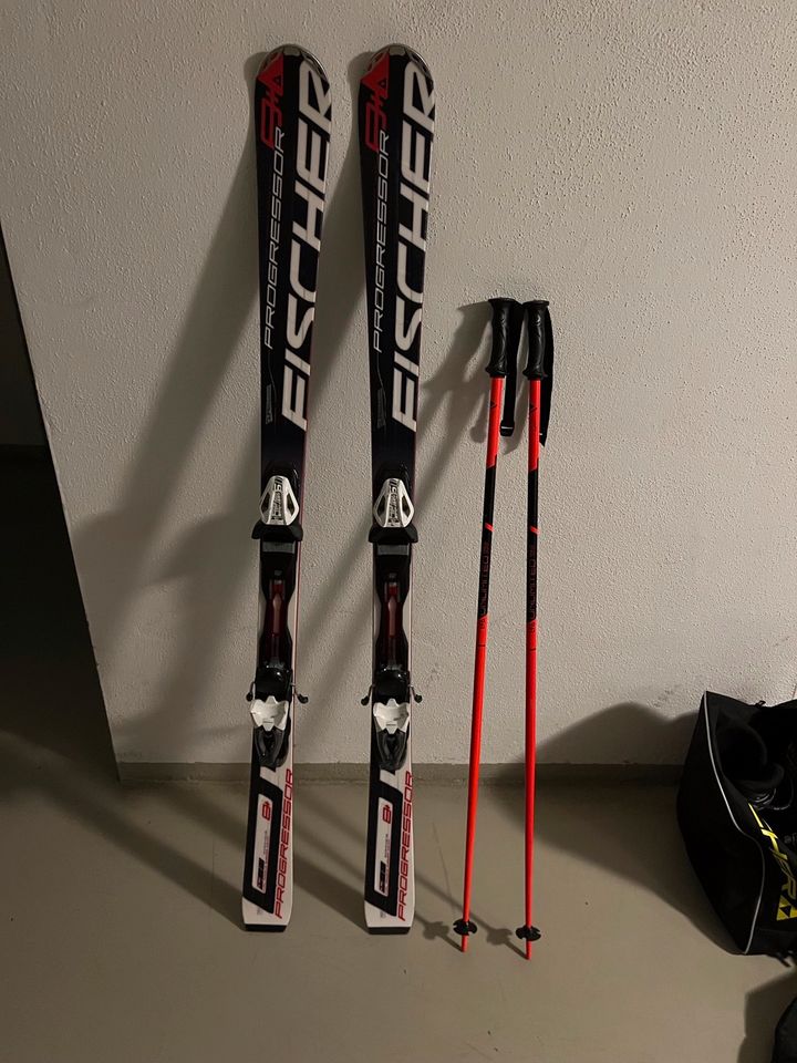 Ski Set Fischer Progressor 160 Salomon Schuhe 28 Jacke Hose Helm in Landshut