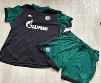 Schalke Trikot Set schwarz Grün Gazprom 3xl/2xl Essen - Essen-Borbeck Vorschau