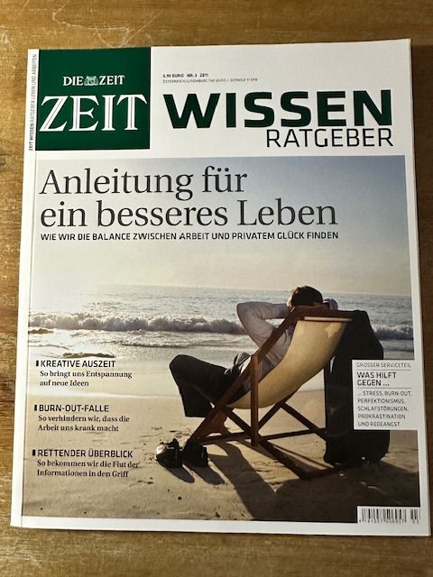 Die Zeit Wissen Ratgeber "Anleitung für ein besseres Leben" in Essen