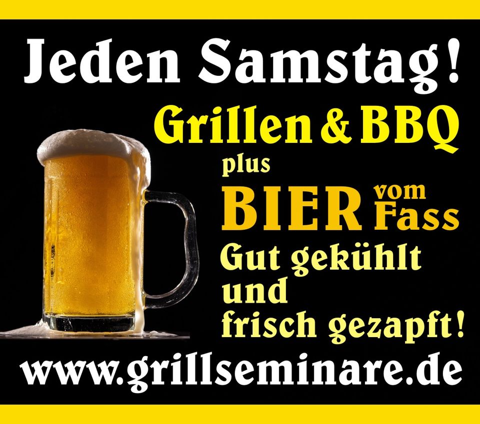 Grillkurs ⭐ Grillen & BBQ ⭐ NEU: Bier vom Fass, frisch gezapft! in Bünde