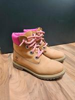 Original Timberland Stiefel mit dickem Schnürband Gr. 39,5 / 8,5 Sachsen-Anhalt - Magdeburg Vorschau