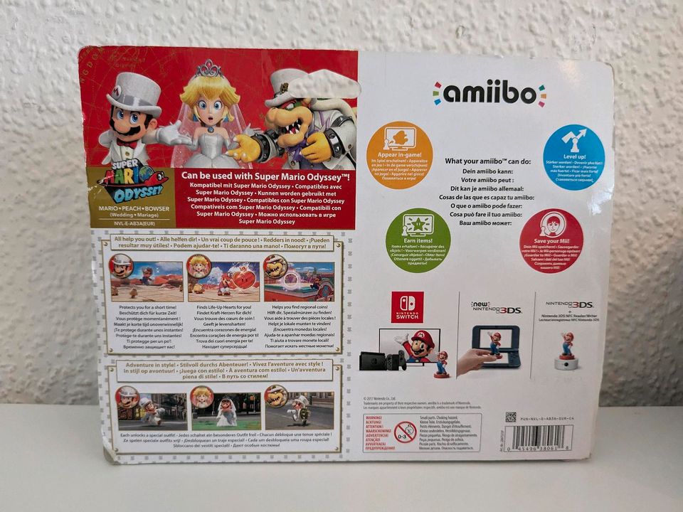 Super Mario Odyssey 3er Amiibo Wedding Set (Mario Peach Bowser) in Germering