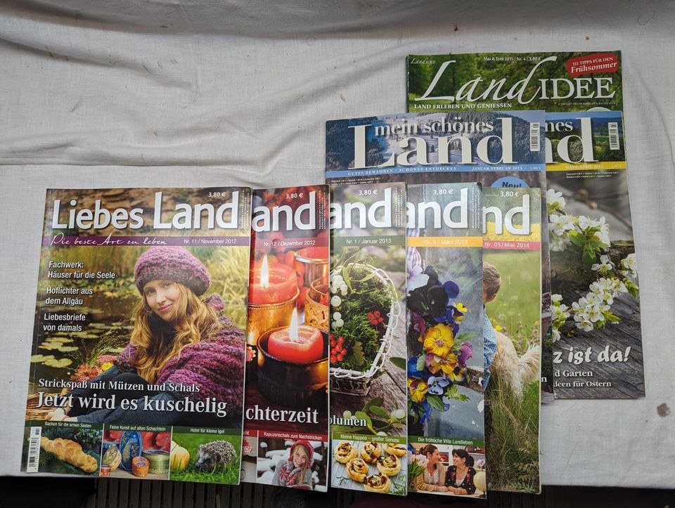 Landlust - Liebes Land  Zeitschrift Journal Heft Konvolut in Mosbach