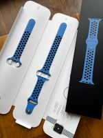 Apple Watch Armband 44mm Royal Pulse/Black Nike Sport Band Bayern - Pöttmes Vorschau