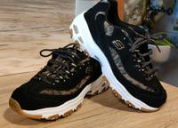 Skechers, Sneaker, 38, schwarz Leo, top! Niedersachsen - Moormerland Vorschau