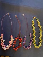 4 wunderschöne Halsketten Handarbeit, Ketten, Perlenkette Schleswig-Holstein - Großenwiehe Vorschau