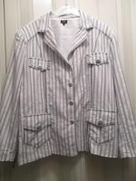 Damen Blazer weiß/ Blau gestreift Gr. 48 Bayern - Memmelsdorf Vorschau