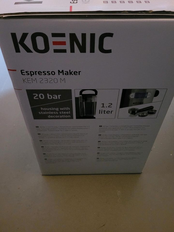 Koenic Espresso Maker KEM 2320M in Heusenstamm