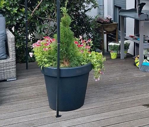 XXL Pflanzkübel, Blumenkasten, Blumentopf Ø 58 cm Top anthrazit in Hannover