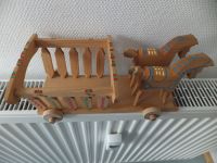 Holzspielzeug Pferdegespann auf dem Dachboden gefunden Bayern - Ebensfeld Vorschau