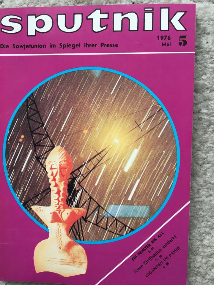 Sputnik Sowjetunion im Spiegel ihrer Presse Illustr. Zeitschrift in Magdeburg