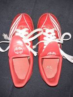 Ein Paar gut erhaltene Turnschuhe von Adidas in rot-weiß Größe 34 Bayern - Karlshuld Vorschau