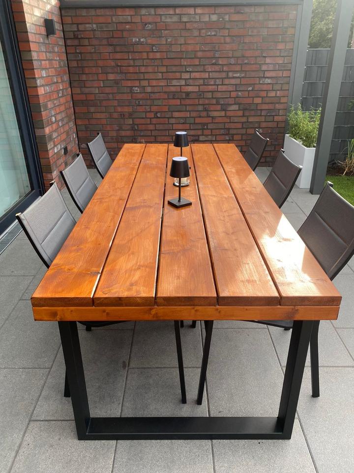 Gartentisch Tisch Esstisch Massiv Gartengarnitur Garten Holz in Neuenkirchen - Merzen