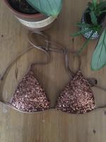 Calzedonia Bikini Top Oberteil M Pailletten Almond Niedersachsen - Osnabrück Vorschau