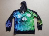 Cooles Sweatshirt mit Totenkopfprint, Größe M Niedersachsen - Lauenau Vorschau