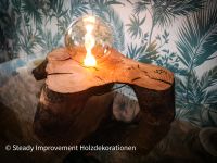 Design Tischlampe m. wunderschöner Maserung | hochw. LED Sachsen - Radeberg Vorschau
