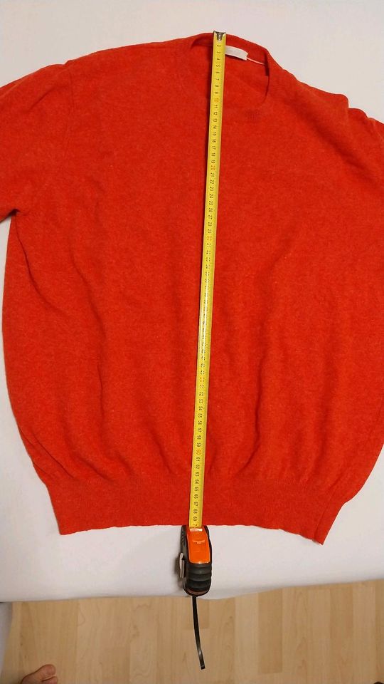 van Laack Pullover Gr. 56  - rot - extrafeine Merino Wolle in München