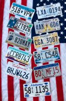 USA KFZ Kennzeichen Auto Schilder Nummernschilder License Plates Nordrhein-Westfalen - Erwitte Vorschau