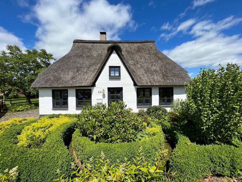 Wunderschönes Reetdachhaus mit angrenzendem Atelier zu vermieten in Dörpling