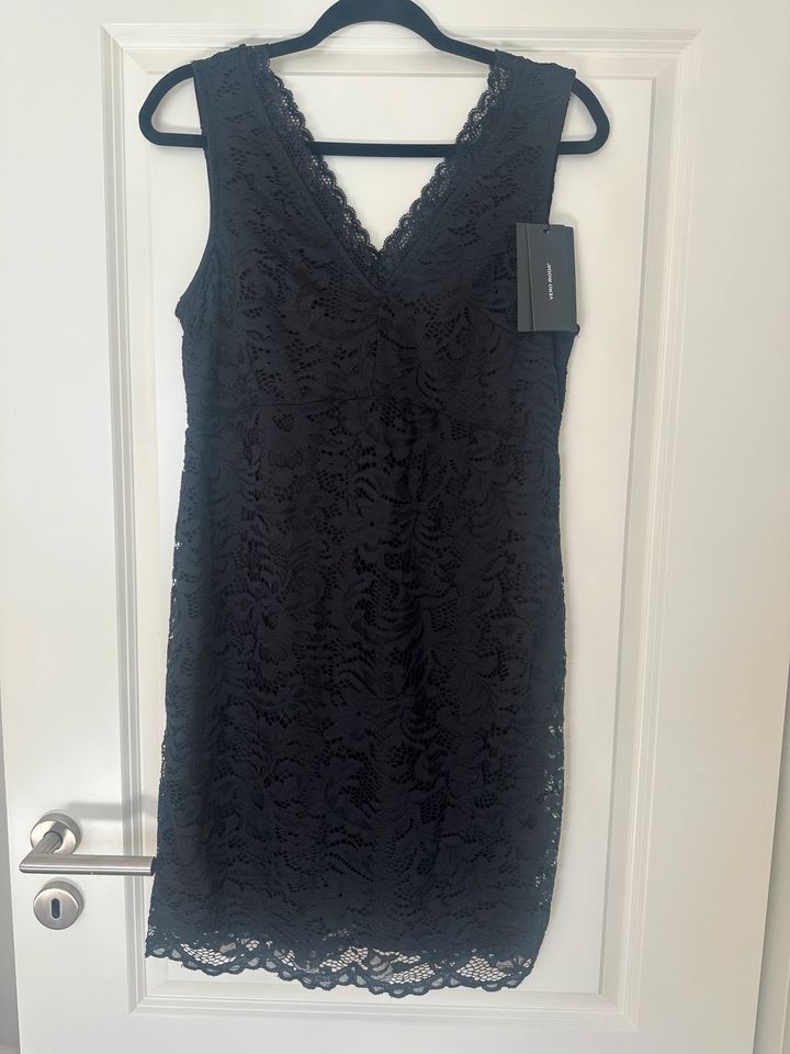 Vero Moda Damen Kleid mit Spitze Gr. L schwarz *NEU* in Stadtroda