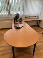 Großer Büro- Chef- Schreibtisch mit Besprechungsanbau Kr. München - Unterschleißheim Vorschau