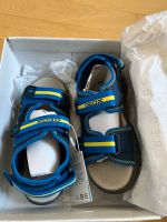 NEU & OVP, Geox Jr Strada B Peeptoe Sandalen. Gr. 28, Blau/Gelb Sachsen - Pirna Vorschau