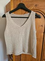 Stricktop, lässiges Shirt, beige/braun, Zara,Mango, 38/40 Köln - Riehl Vorschau