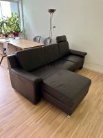 Leder Couch Sofa dunkelbraun 3-Sitzer Thüringen - Erfurt Vorschau