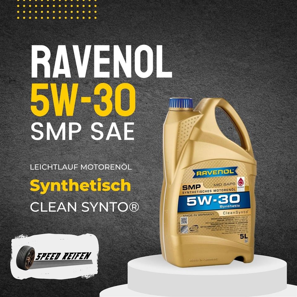 (48.00€/5l) Ravenol SMP SAE 5W-30 Leichtlauf Motoröl Motorenöl 5L in Bonn