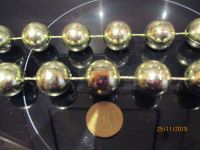 Deko Kugelkette Ø 20 mm gold Kette Weihnachten Girlande L 2,60 m Niedersachsen - Haßbergen Vorschau