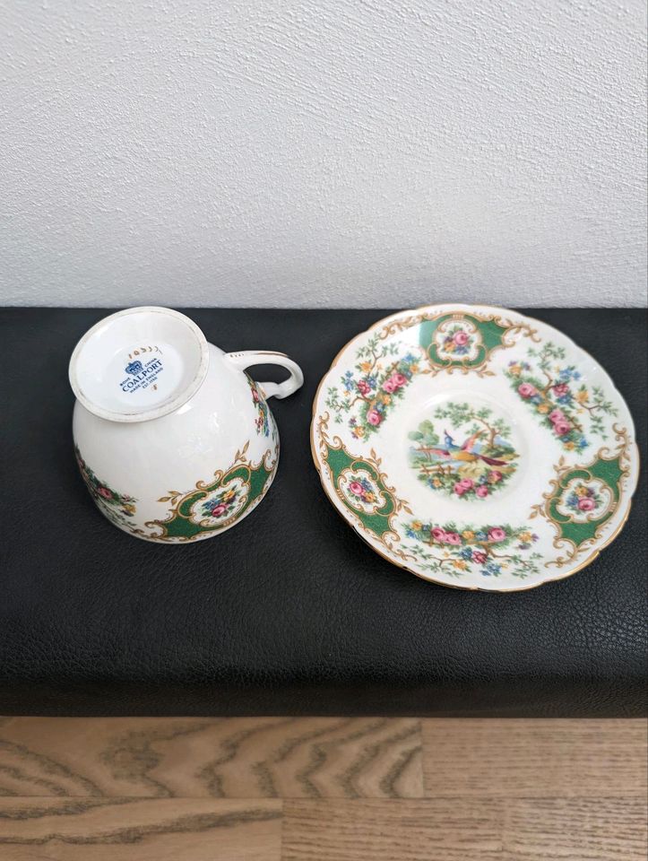 Sammeltasse, 1930er, Coalport, Bone, Broadway in Stuttgart